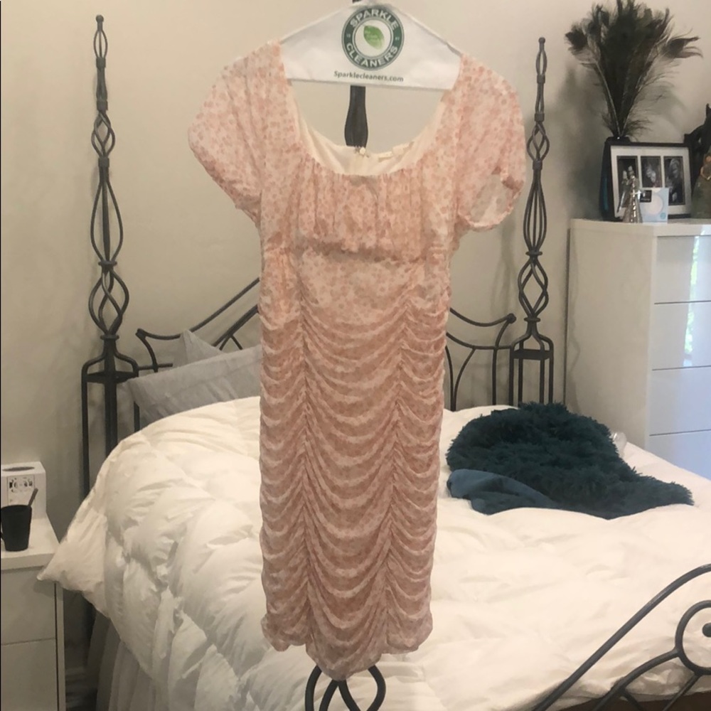 Pink ruffled pac sun dress